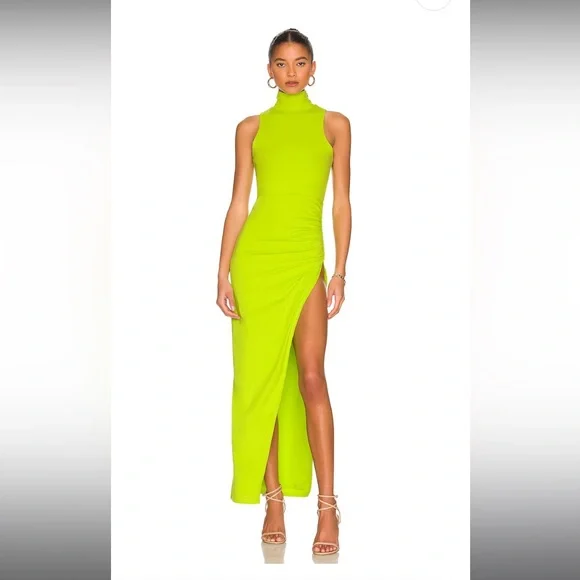 Janet Slit Midi Dress in Lime
superdown - Picture 1 of 6